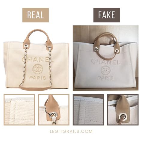 chanel deauville tote real vs fake|chanel deauville tote large size.